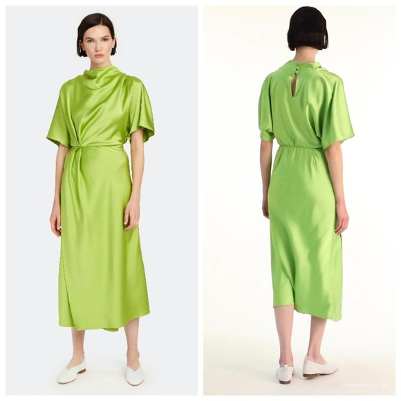 Stine Goya Dresses & Skirts - STINE GOYA Rhode Mock Neck Midi Dress
